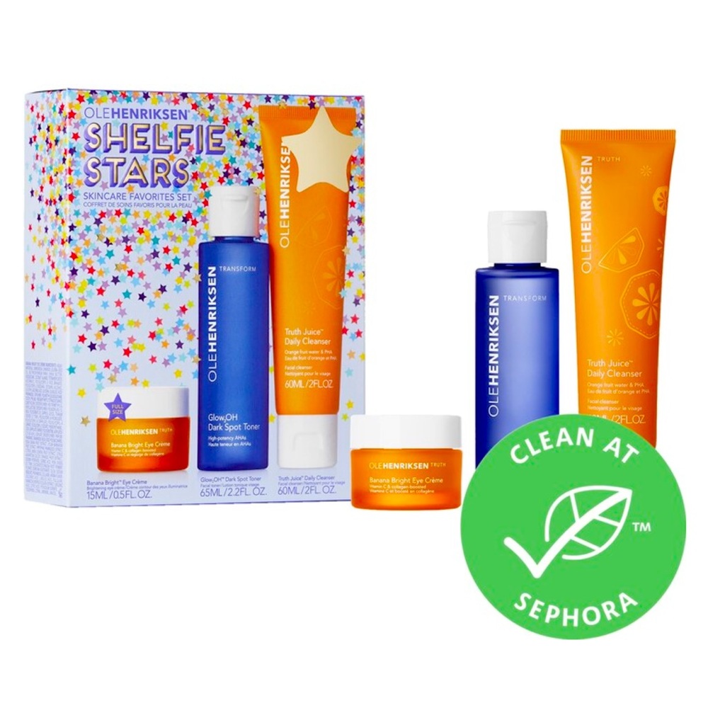 New in Box Ole Henriksen Shelfie Stars Skincare Favorites Set